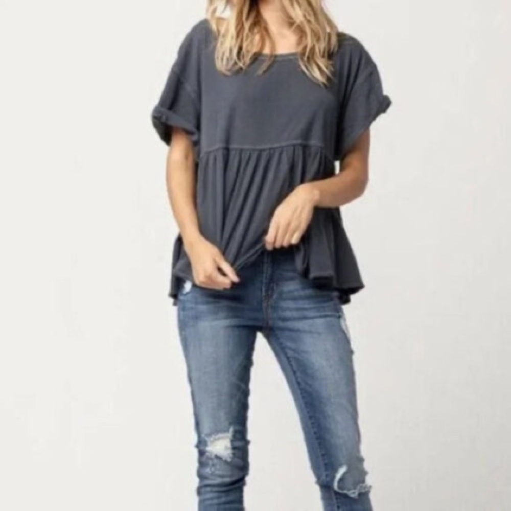 We The Free Odyssey Peplum Top